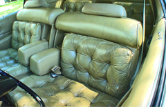 Wnętrza realizowanych tapicerek samochodowych