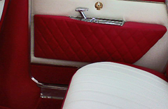 Wnętrza realizowanych tapicerek samochodowych