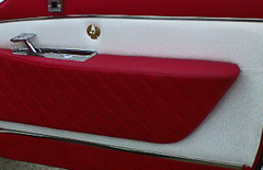 Wnętrza realizowanych tapicerek samochodowych