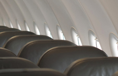 Wnętrza realizowanych wnętrz samolotów